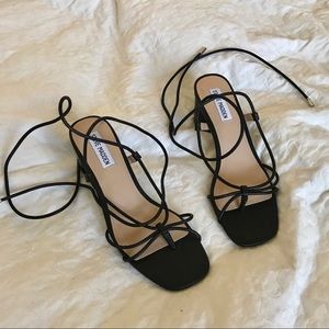 Steve Madden ankle wrap heels
